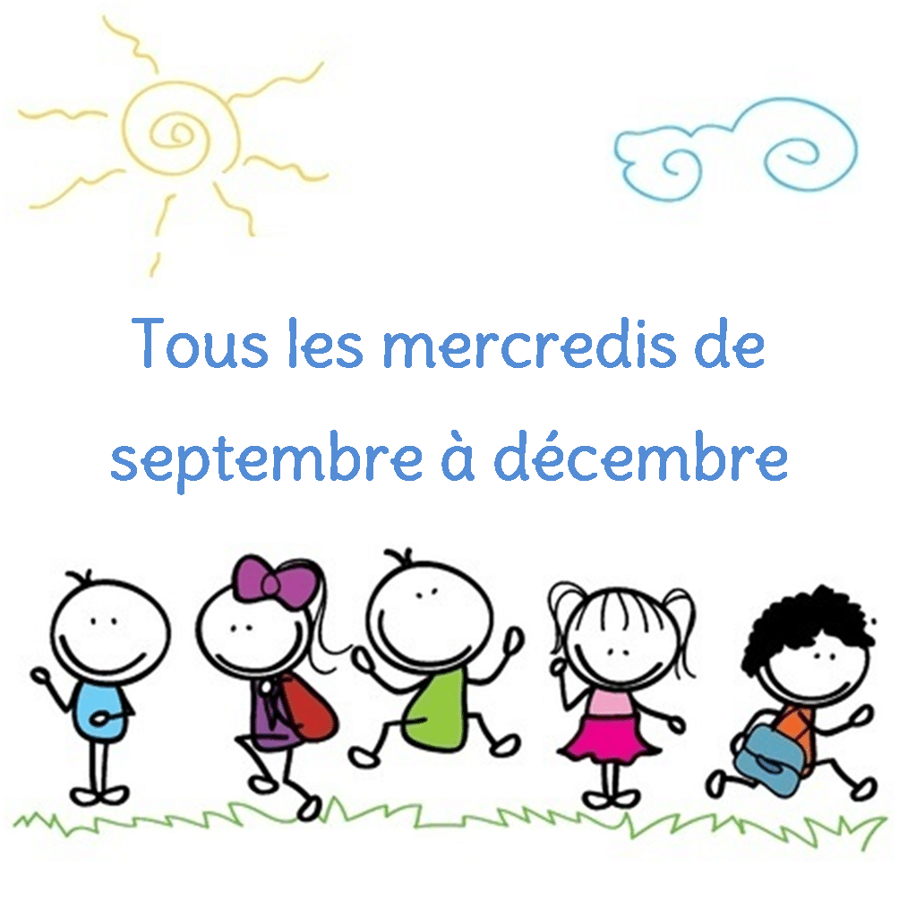 Tous les mercredis de septembre à décembre (14 mercredis)